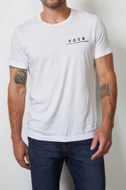 Velvet By Graham & Spencer VOTE Unisex Crew Tee Womens 15 Velvet By Graham & Spencer VOTE Unisex Crew Tee Womens