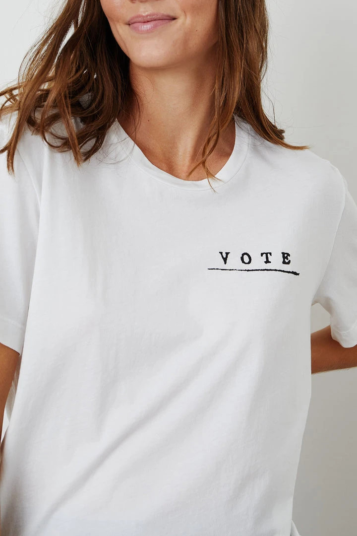 Velvet By Graham & Spencer VOTE Unisex Crew Tee Womens 4 Velvet By Graham & Spencer VOTE Unisex Crew Tee Womens