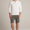 Velvet By Graham & Spencer ATLAS CHARCOAL LUXE FLEECE DRAWSTRING SHORT