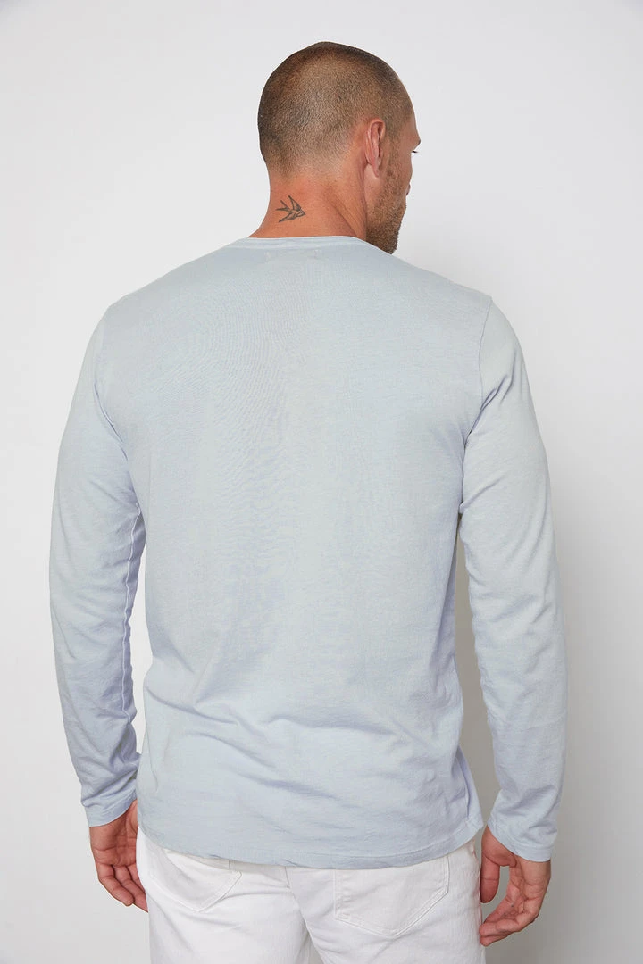 Velvet By Graham & Spencer ALVARO COTTON JERSEY HENLEY Mens 10 Velvet By Graham & Spencer ALVARO COTTON JERSEY HENLEY Mens