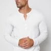 Velvet By Graham & Spencer Mens ALVARO COTTON JERSEY HENLEY 1 Velvet By Graham & Spencer Mens ALVARO COTTON JERSEY HENLEY
