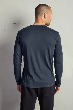 Velvet By Graham & Spencer ALVARO COTTON JERSEY HENLEY