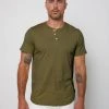 Velvet By Graham & Spencer Mens FULTON SHORT SLEEVE HENLEY 2 Velvet By Graham & Spencer Mens FULTON SHORT SLEEVE HENLEY