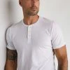 Velvet By Graham & Spencer FULTON SHORT SLEEVE HENLEY Mens 1 Velvet By Graham & Spencer FULTON SHORT SLEEVE HENLEY Mens
