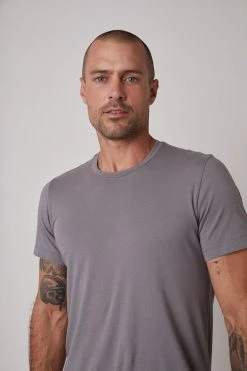 Velvet By Graham & Spencer HOWARD WHISPER CLASSIC CREW NECK TEE Mens 53 Velvet By Graham & Spencer HOWARD WHISPER CLASSIC CREW NECK TEE Mens