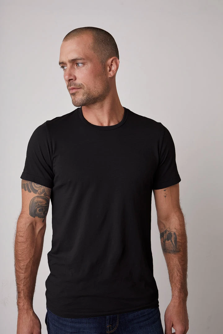 Velvet By Graham & Spencer HOWARD WHISPER CLASSIC CREW NECK TEE 25 Velvet By Graham & Spencer HOWARD WHISPER CLASSIC CREW NECK TEE