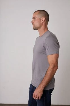 Velvet By Graham & Spencer HOWARD WHISPER CLASSIC CREW NECK TEE Mens 51 Velvet By Graham & Spencer HOWARD WHISPER CLASSIC CREW NECK TEE Mens