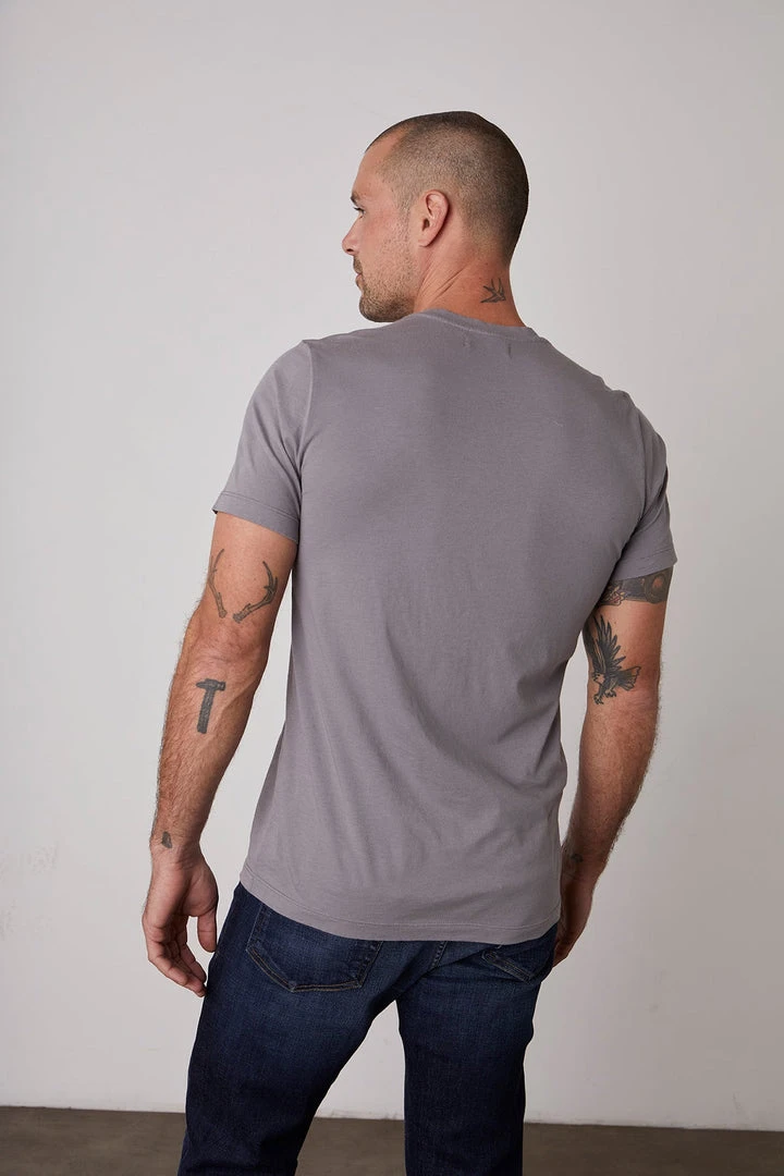 Velvet By Graham & Spencer HOWARD WHISPER CLASSIC CREW NECK TEE Mens 23 Velvet By Graham & Spencer HOWARD WHISPER CLASSIC CREW NECK TEE Mens