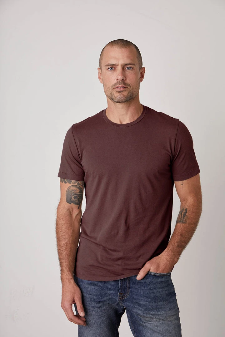 Velvet By Graham & Spencer HOWARD WHISPER CLASSIC CREW NECK TEE Mens 31 Velvet By Graham & Spencer HOWARD WHISPER CLASSIC CREW NECK TEE Mens