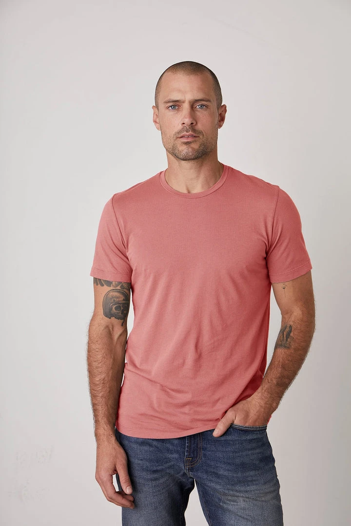 Velvet By Graham & Spencer HOWARD WHISPER CLASSIC CREW NECK TEE Mens 18 Velvet By Graham & Spencer HOWARD WHISPER CLASSIC CREW NECK TEE Mens