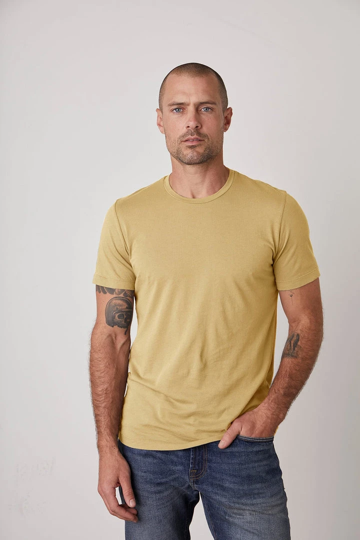 Velvet By Graham & Spencer HOWARD WHISPER CLASSIC CREW NECK TEE Mens 11 Velvet By Graham & Spencer HOWARD WHISPER CLASSIC CREW NECK TEE Mens