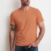 Velvet By Graham & Spencer HOWARD WHISPER CLASSIC CREW NECK TEE Mens 2 Velvet By Graham & Spencer HOWARD WHISPER CLASSIC CREW NECK TEE Mens