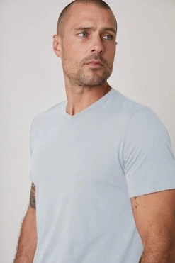 Velvet By Graham & Spencer SAMSEN WHISPER CLASSIC V-NECK TEE