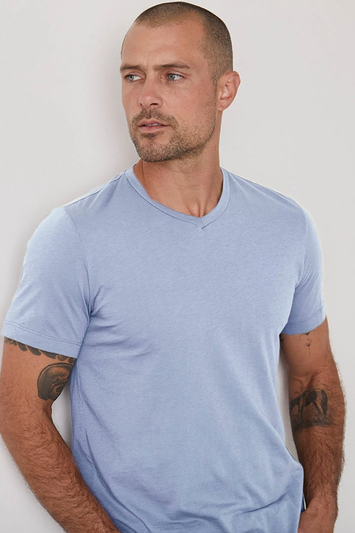 Velvet By Graham & Spencer SAMSEN WHISPER CLASSIC V-NECK TEE Mens 7 Velvet By Graham & Spencer SAMSEN WHISPER CLASSIC V-NECK TEE Mens