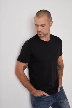 Velvet By Graham & Spencer SAMSEN WHISPER CLASSIC V-NECK TEE