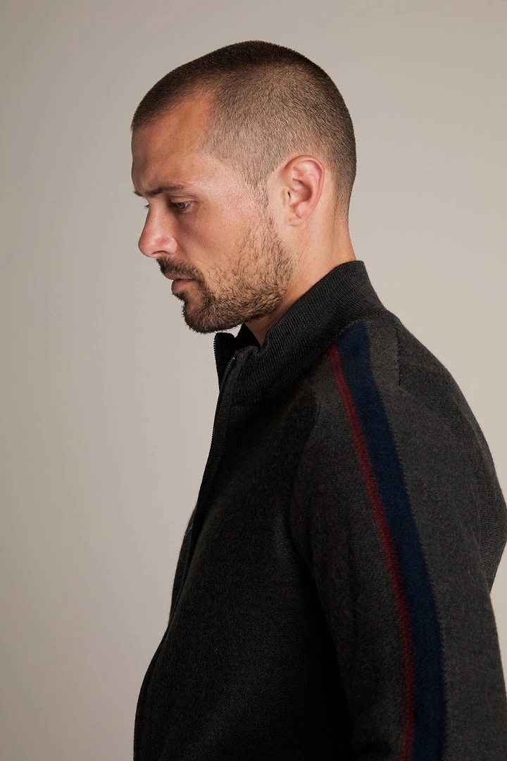 Velvet By Graham & Spencer Mens CRANE WOOL BLEND ZIP UP CARDIGAN 6 Velvet By Graham & Spencer Mens CRANE WOOL BLEND ZIP UP CARDIGAN