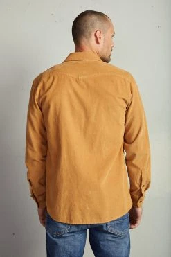 Velvet By Graham & Spencer Mens CAREY CORDUROY BUTTON-UP SHIRT 17 Velvet By Graham & Spencer Mens CAREY CORDUROY BUTTON-UP SHIRT