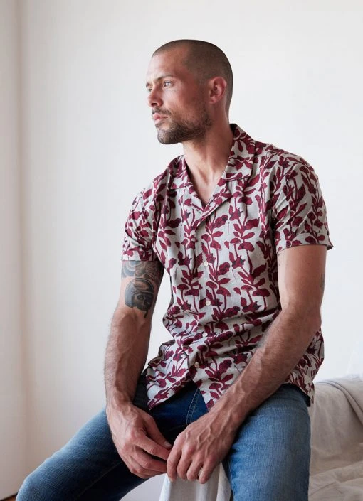 Velvet By Graham & Spencer Tees & Shirts NEILL PRINTED BUTTON-UP SHIRT 1 Velvet By Graham & Spencer Tees & Shirts NEILL PRINTED BUTTON-UP SHIRT