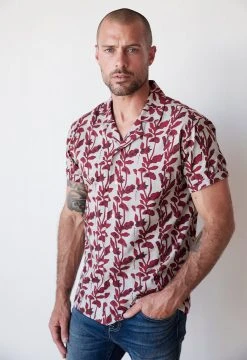 Velvet By Graham & Spencer Tees & Shirts NEILL PRINTED BUTTON-UP SHIRT