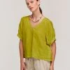 Velvet By Graham & Spencer Womens ADLEY LINEN TOP 2 Velvet By Graham & Spencer Womens ADLEY LINEN TOP