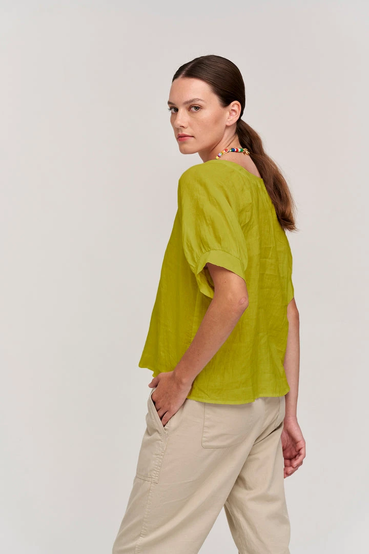 Velvet By Graham & Spencer Womens ADLEY LINEN TOP 4 Velvet By Graham & Spencer Womens ADLEY LINEN TOP