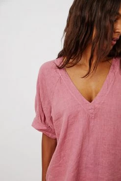 Velvet By Graham & Spencer Womens ADLEY LINEN TOP 28 Velvet By Graham & Spencer Womens ADLEY LINEN TOP