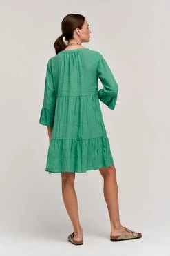 Velvet By Graham & Spencer Womens AURORA LINEN TIERED DRESS 29 Velvet By Graham & Spencer Womens AURORA LINEN TIERED DRESS