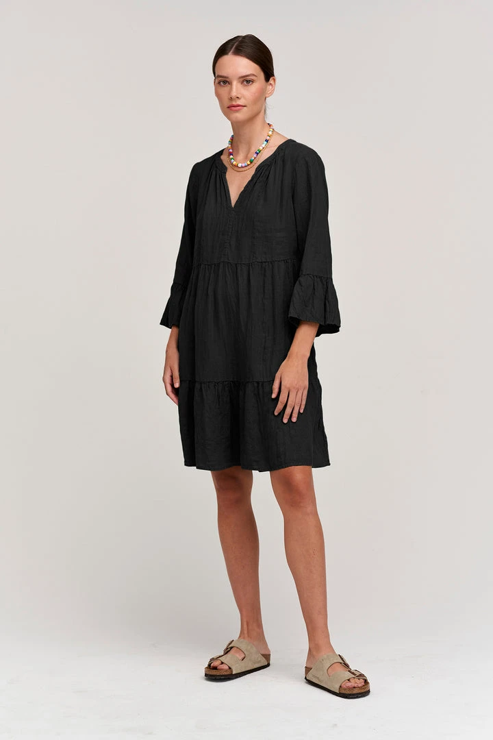 Velvet By Graham & Spencer Womens AURORA LINEN TIERED DRESS 19 Velvet By Graham & Spencer Womens AURORA LINEN TIERED DRESS