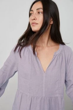 Velvet By Graham & Spencer Womens AURORA LINEN TIERED DRESS 25 Velvet By Graham & Spencer Womens AURORA LINEN TIERED DRESS