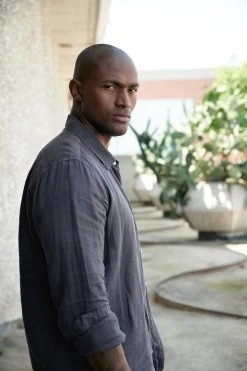 Velvet By Graham & Spencer BENTON LINEN BUTTON-UP SHIRT