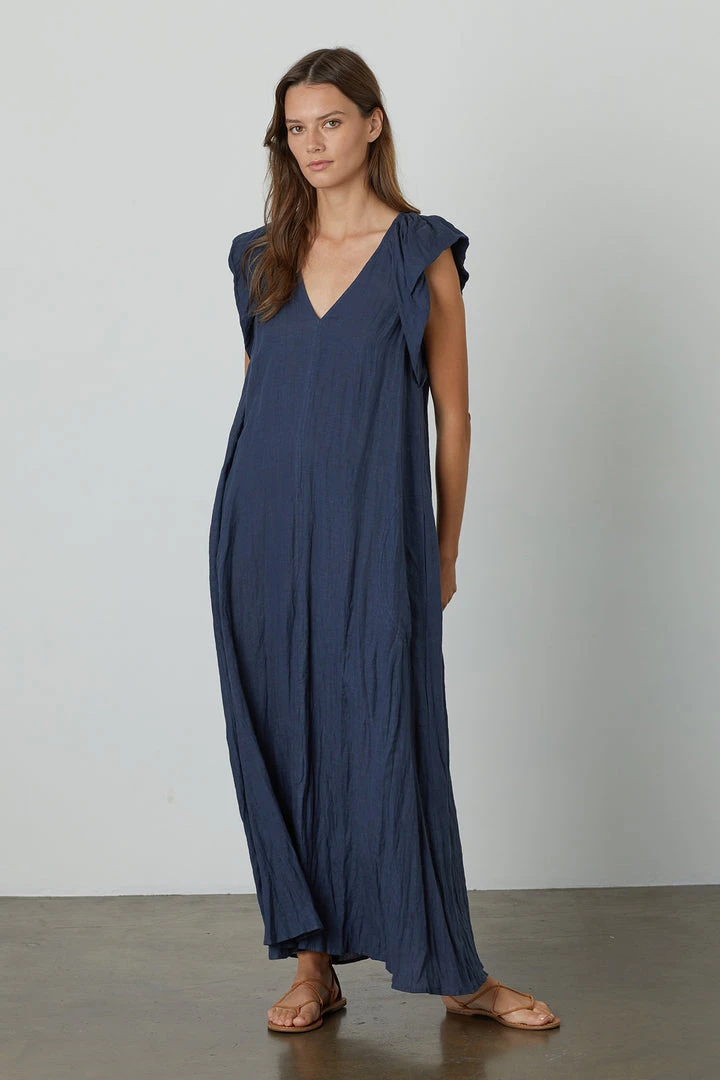 Velvet By Graham & Spencer Womens CACEY LINEN SWING DRESS 6 Velvet By Graham & Spencer Womens CACEY LINEN SWING DRESS