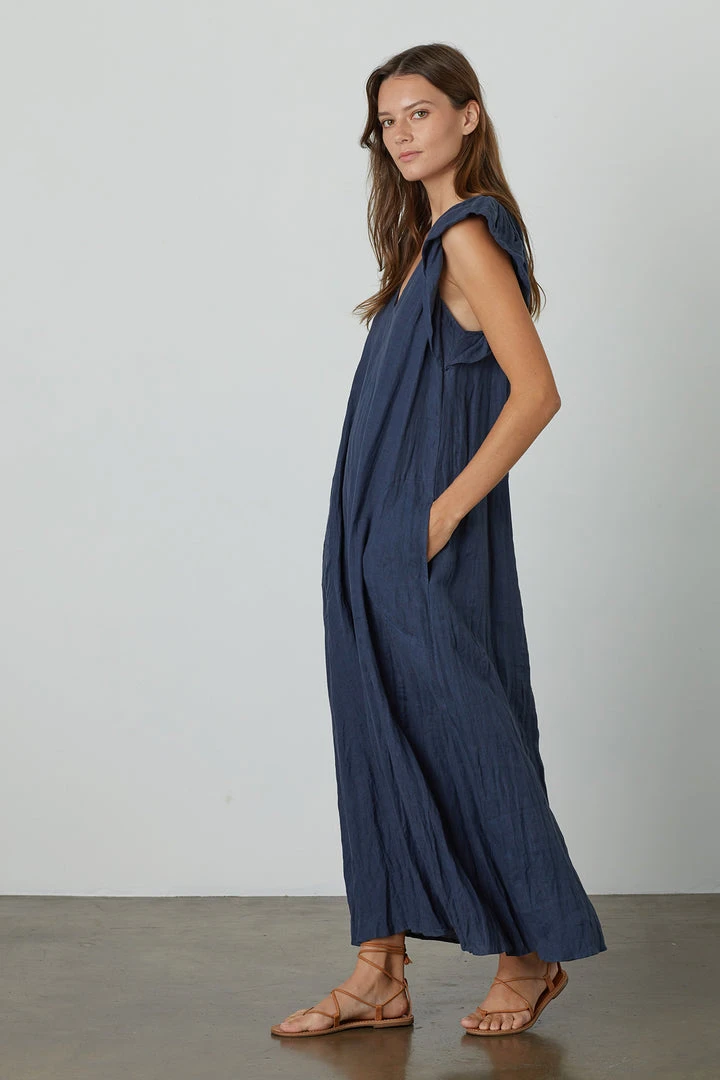 Velvet By Graham & Spencer Womens CACEY LINEN SWING DRESS 4 Velvet By Graham & Spencer Womens CACEY LINEN SWING DRESS