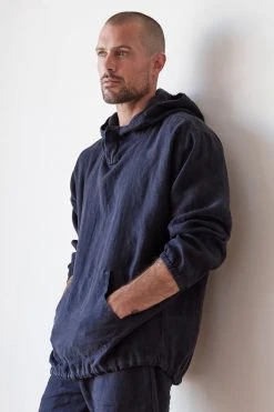 Velvet By Graham & Spencer DEACON LINEN HOODIE