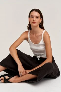 Velvet By Graham & Spencer FAE LINEN A-LINE SKIRT 21 Velvet By Graham & Spencer FAE LINEN A-LINE SKIRT