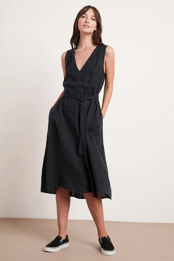 Velvet By Graham & Spencer HARMONY LINEN DRESS 7 Velvet By Graham & Spencer HARMONY LINEN DRESS