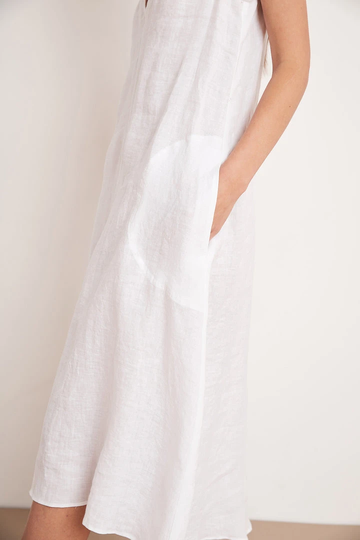 Velvet By Graham & Spencer HARMONY LINEN DRESS 6 Velvet By Graham & Spencer HARMONY LINEN DRESS