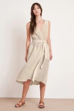 Velvet By Graham & Spencer HARMONY LINEN DRESS 21 Velvet By Graham & Spencer HARMONY LINEN DRESS