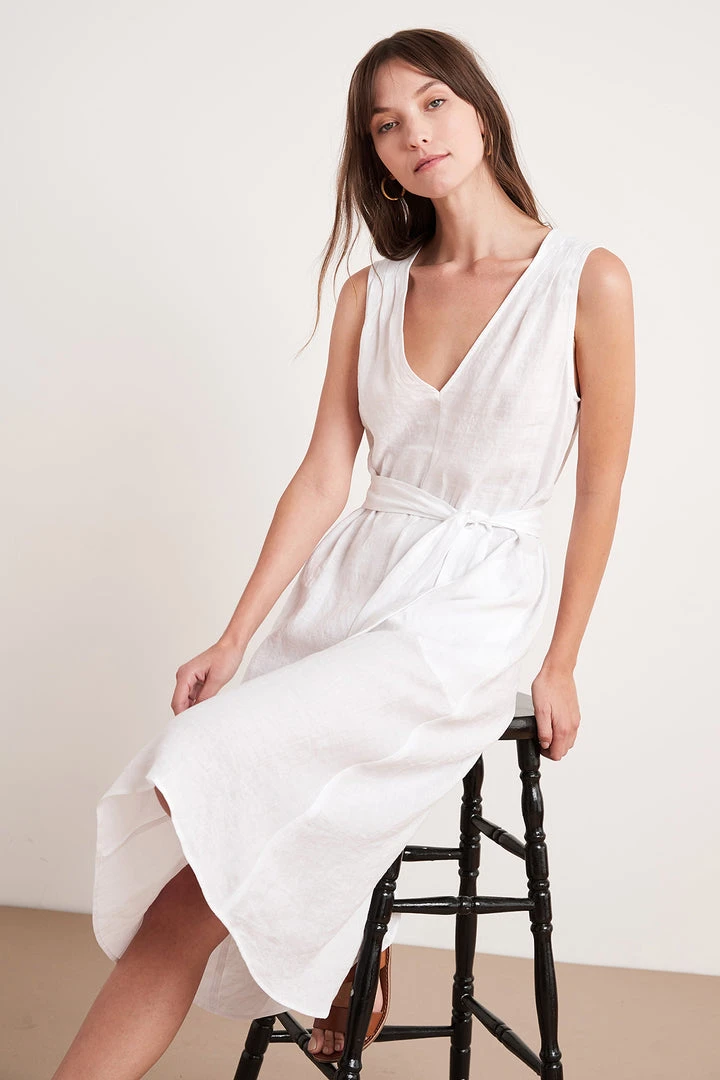 Velvet By Graham & Spencer HARMONY LINEN DRESS 3 Velvet By Graham & Spencer HARMONY LINEN DRESS
