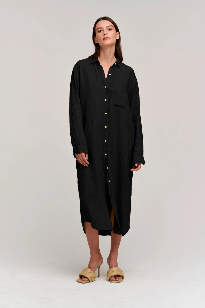 Velvet By Graham & Spencer Womens JORA LINEN BUTTON-UP DRESS 33 Velvet By Graham & Spencer Womens JORA LINEN BUTTON-UP DRESS