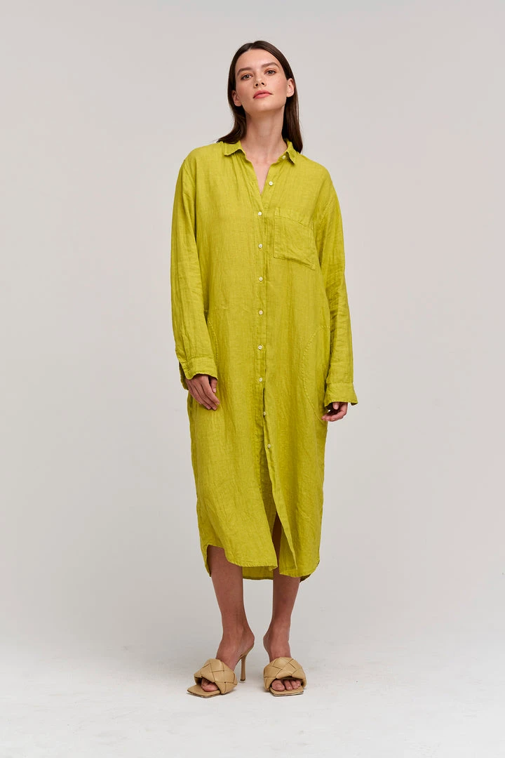 Velvet By Graham & Spencer Womens JORA LINEN BUTTON-UP DRESS 13 Velvet By Graham & Spencer Womens JORA LINEN BUTTON-UP DRESS