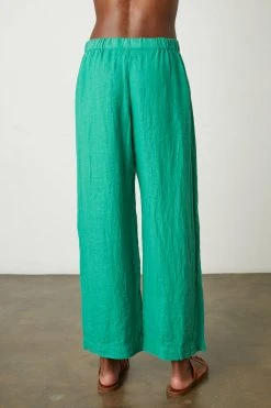 Velvet By Graham & Spencer Womens LOLA LINEN PANT 81 Velvet By Graham & Spencer Womens LOLA LINEN PANT