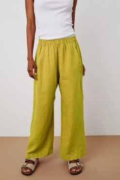 Velvet By Graham & Spencer Womens LOLA LINEN PANT 112 Velvet By Graham & Spencer Womens LOLA LINEN PANT
