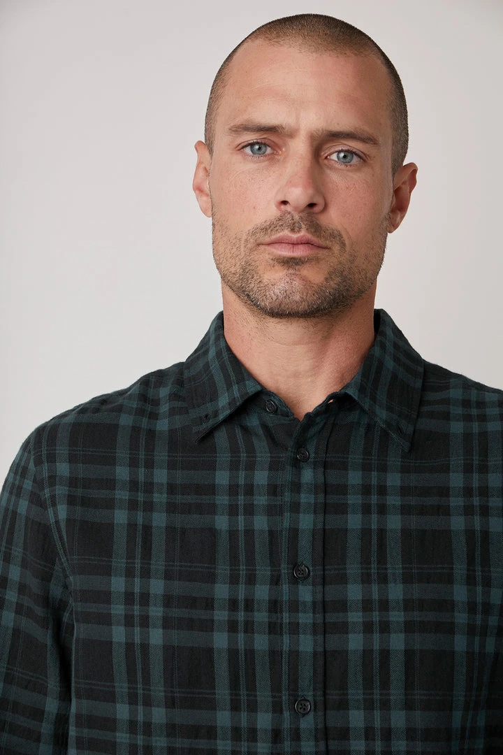 Velvet By Graham & Spencer Mens ALAIN PLAID BUTTON-UP SHIRT 4 Velvet By Graham & Spencer Mens ALAIN PLAID BUTTON-UP SHIRT