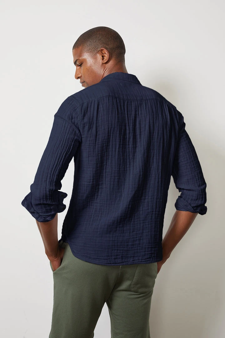 Velvet By Graham & Spencer ELTON COTTON WOVEN BUTTON-UP SHIRT Mens 13 Velvet By Graham & Spencer ELTON COTTON WOVEN BUTTON-UP SHIRT Mens