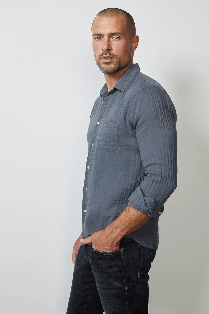 Velvet By Graham & Spencer ELTON BUTTON-UP SHIRT 5 Velvet By Graham & Spencer ELTON BUTTON-UP SHIRT