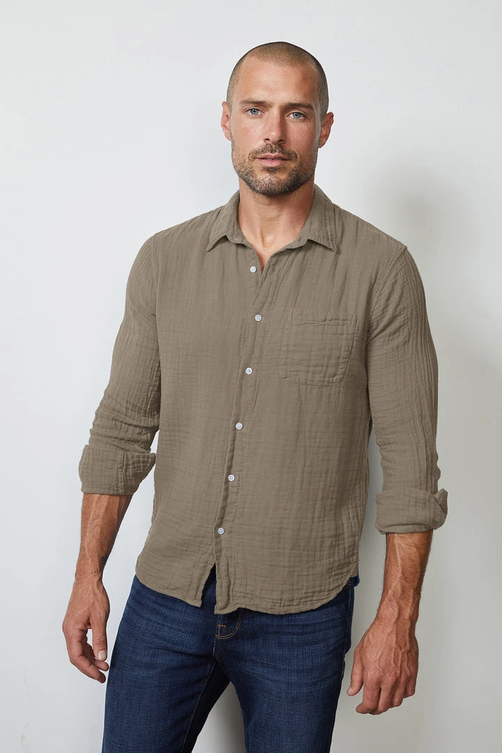 Velvet By Graham & Spencer ELTON BUTTON-UP SHIRT 11 Velvet By Graham & Spencer ELTON BUTTON-UP SHIRT