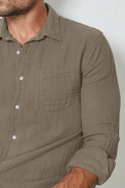 Velvet By Graham & Spencer ELTON BUTTON-UP SHIRT 23 Velvet By Graham & Spencer ELTON BUTTON-UP SHIRT